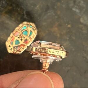 Kendra Scott Gold and Iridescent Earrings